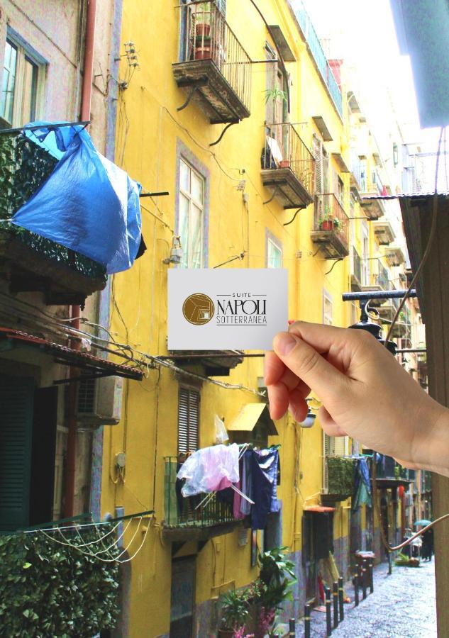 Suite Napoli Sotterranea Con Vasca Idromassaggio Exteriör bild