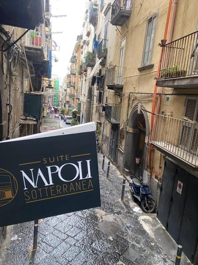 Suite Napoli Sotterranea Con Vasca Idromassaggio Exteriör bild